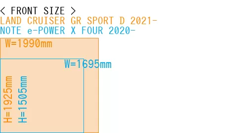 #LAND CRUISER GR SPORT D 2021- + NOTE e-POWER X FOUR 2020-